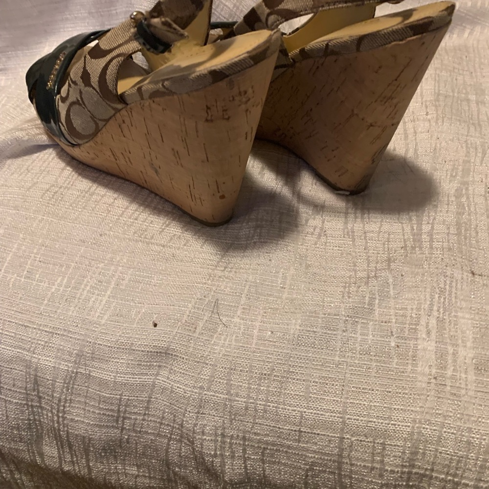 Coach Wedge Sandals - Picture 3 of 6